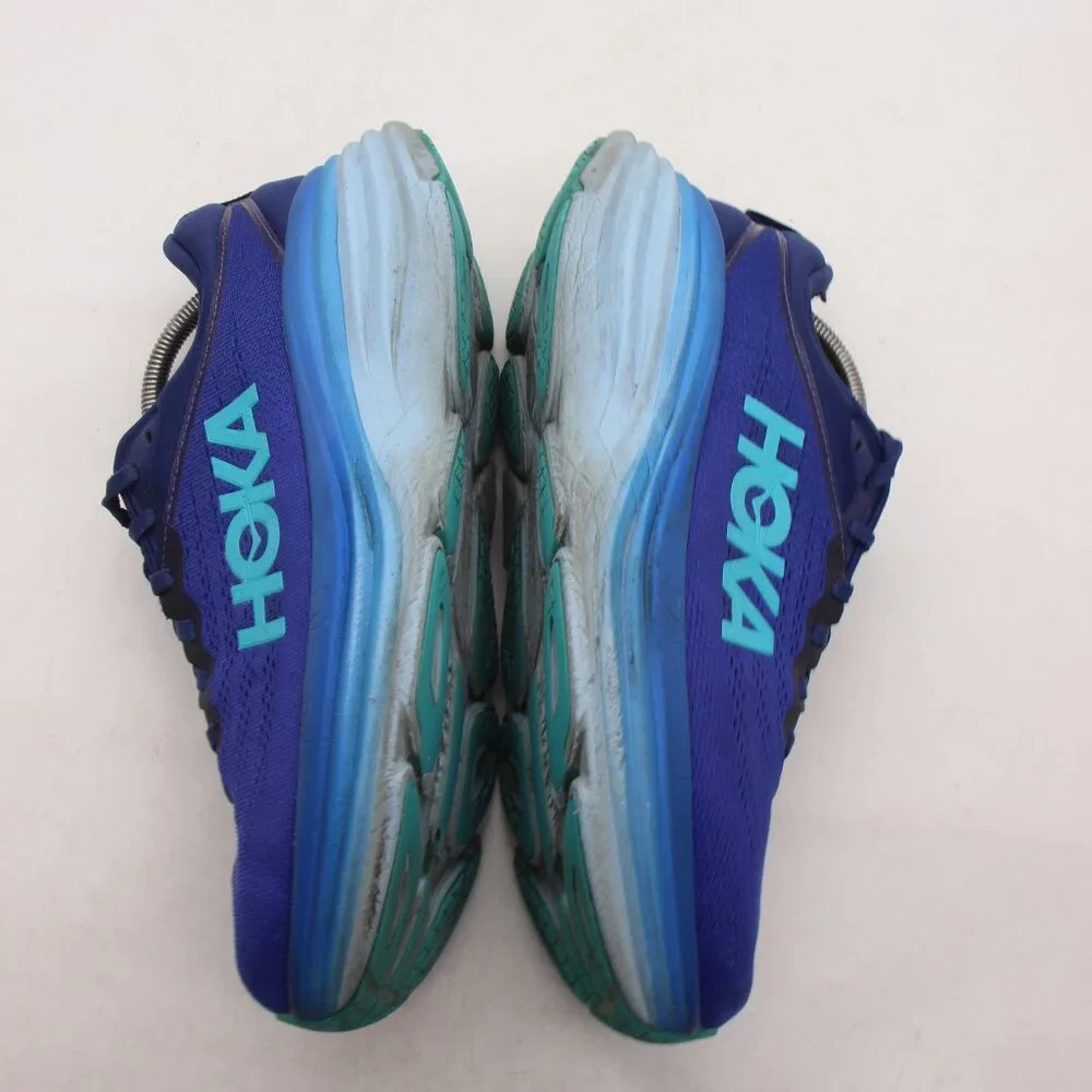 Hoka One One Bondi 8 Mens 9.5 (D) Blue Running Shoes Sneakers 1123202 BBBG - Picture 8 of 12